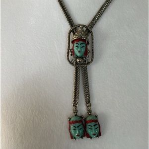 Selro necklace/Lariette with matching earrings